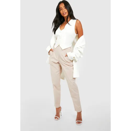 Petite" - Pantalon De Tailleur Fuselé Super Stretch - 38 - boohoo - Modalova