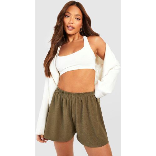Tall" - Short Plissé - 38 - boohoo - Modalova
