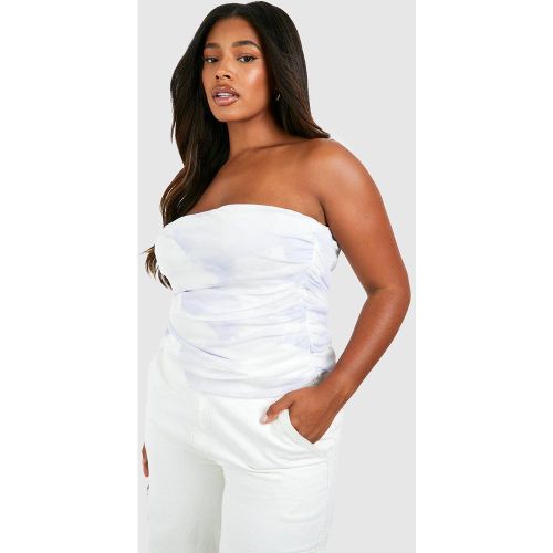 Grande Taille - Top Froncé En Mesh - 24 - boohoo - Modalova
