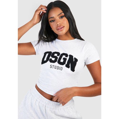 T-Shirt En Tissu Éponge À Slogan Dsgn Studio - 36 - boohoo - Modalova