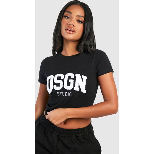 T-Shirt En Tissu Éponge À Slogan Dsgn Studio - boohoo - Modalova