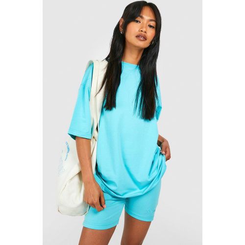 Ensemble Avec T-Shirt Oversize Et Short Cycliste - S - boohoo - Modalova