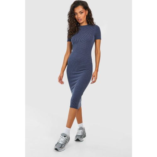 Robe Mi-Longue Côtelée Délavée - 36 - boohoo - Modalova