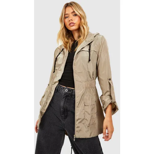 Imperméable À Capuche - 36 - boohoo - Modalova