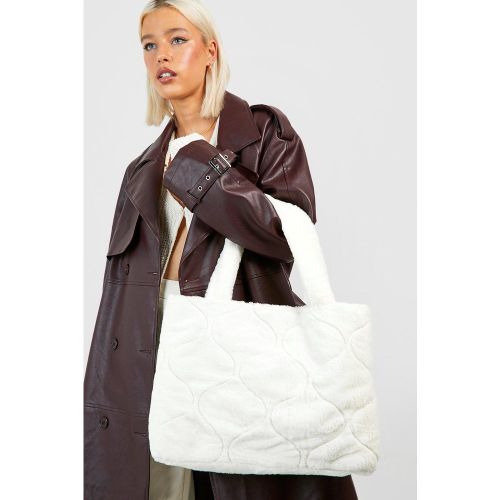 Sac À Main Matelassé En Synthétique - One Size - boohoo - Modalova