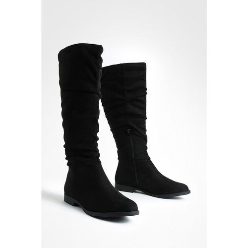 Bottes Hautes Froncées - 39 - boohoo - Modalova