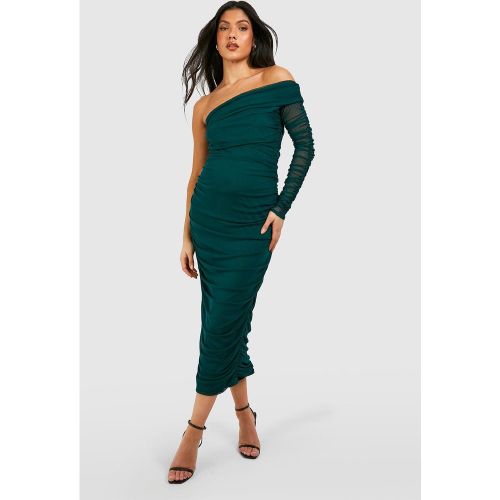 Maternité - Robe De Grossesse Asymétrique Froncée - 42 - boohoo - Modalova