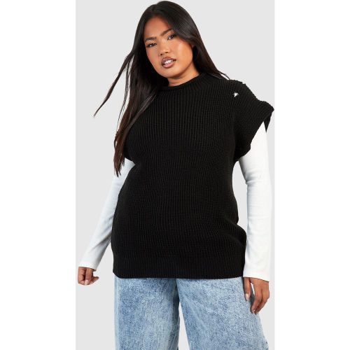 Grande Taille - Pull Oversize Sans Manches - Xl - boohoo - Modalova