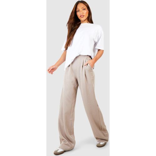 Tall" - Pantalon Large À Rayures Fines - 44 - boohoo - Modalova