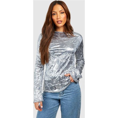 Tall" - Top Mé"Tall"isé À Manches Évasées - 44 - boohoo - Modalova