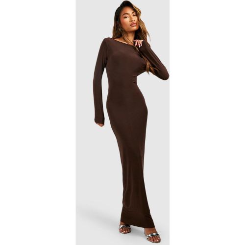 Robe Longue À Dos Nu Et Anneau - 42 - boohoo - Modalova