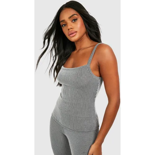 Caraco Côtelé À Bretelles - Xl - boohoo - Modalova