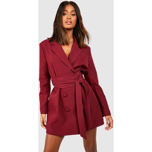 Robe Blazer Nouée - -- - 34, - boohoo - Modalova