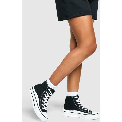 Baskets Montantes À Plateforme - 38 - boohoo - Modalova