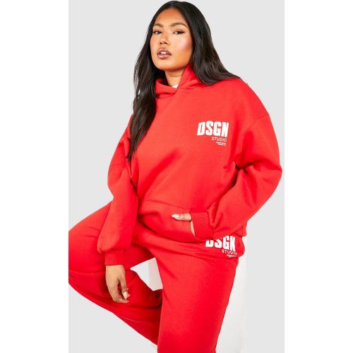 Grande Taille - Sweat À Capuche Oversize À Slogan Dsgn Studio - 44 - boohoo - Modalova