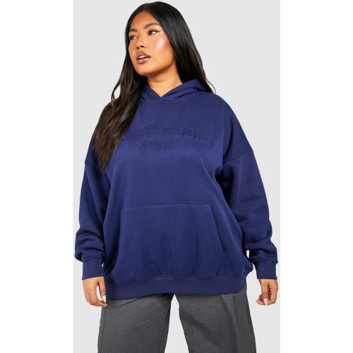 Grande Taille - Sweat À Capuche Oversize À Slogan Dsgn Studio - 44 - boohoo - Modalova