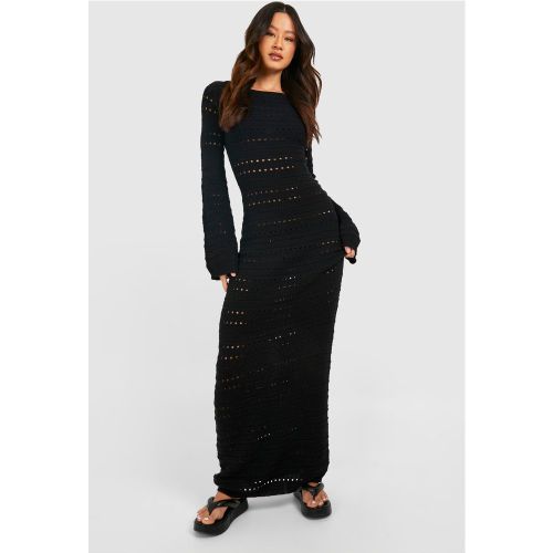 Tall" - Robe Longue Nouée En Crochet - 40 - boohoo - Modalova