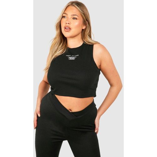 Grande Taille - Débardeur À Slogan Dsgn Studio - 44 - boohoo - Modalova