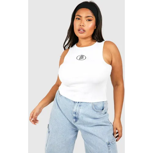 Grande Taille - Débardeur À Broderie Dsgn Studio - 44 - boohoo - Modalova