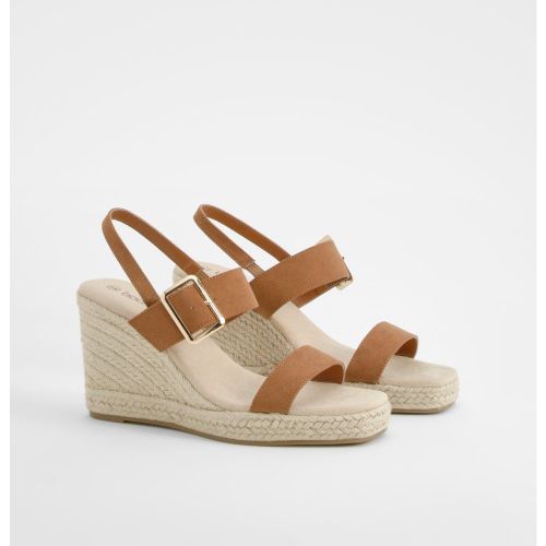 Sandales Compensées À Boucles - 39 - boohoo - Modalova