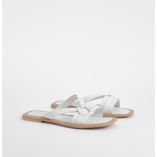 Mules À Anneau - Pointure Large - 38 - boohoo - Modalova