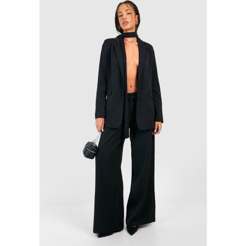 Pantalon Droit À Pinces - 42 - boohoo - Modalova