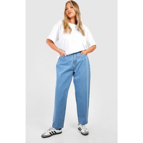 Grande Taille - Jean Mom Basique Taille Haute - 44 - boohoo - Modalova