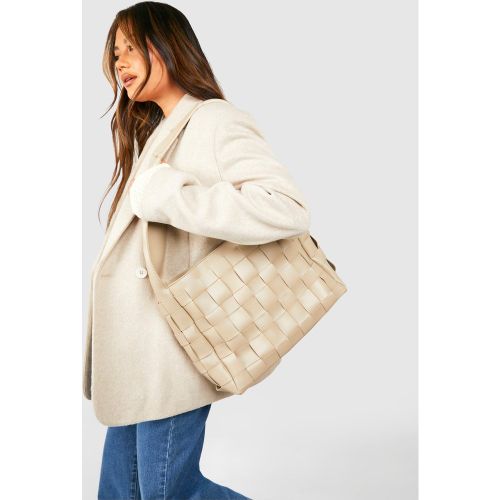 Tote Bag À Détail Tissé - One Size - boohoo - Modalova