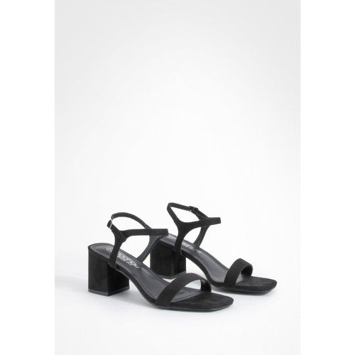 Chaussures À Petit Talon Carré - Pointure Large - 41 - boohoo - Modalova