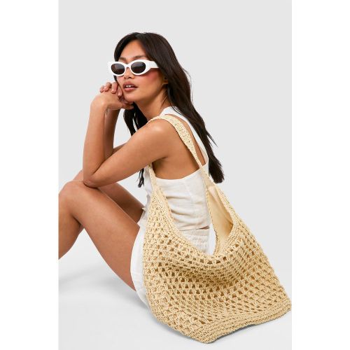 Sac De Plage En Paille - One Size - boohoo - Modalova