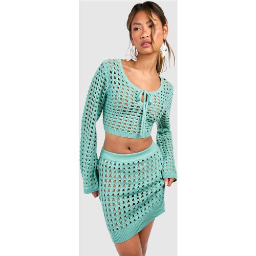 Mini-Jupe En Crochet - S - boohoo - Modalova