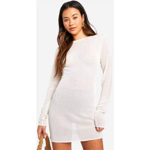 Robe Courte En Maille Fine - 38 - boohoo - Modalova