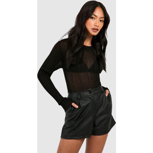 Short Taille Haute - 38 - boohoo - Modalova