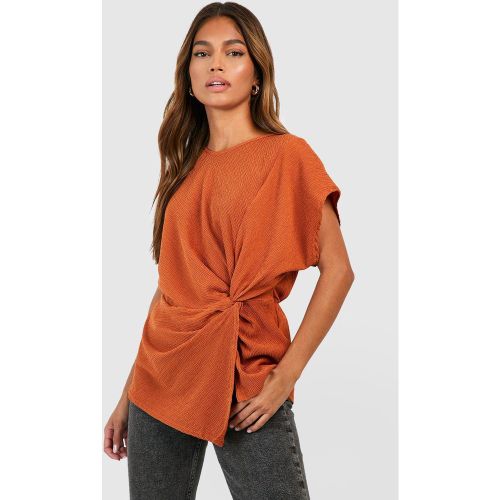 Blouse Texturée À Nœud - 34 - boohoo - Modalova