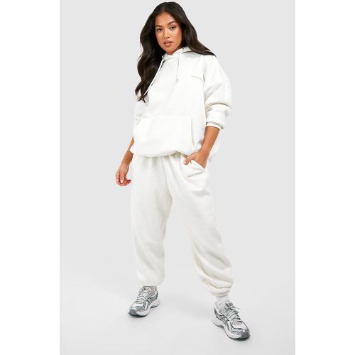 Petite" - Survêtement Avec Sweat À Capuche À Slogan Dsgn Studio - Blanc Écru - S, Blanc Écru - boohoo - Modalova