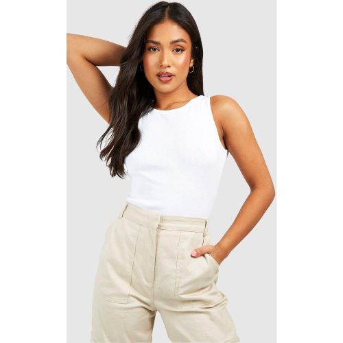 Petite" - Body Côtelé Sans Manches - 38 - boohoo - Modalova