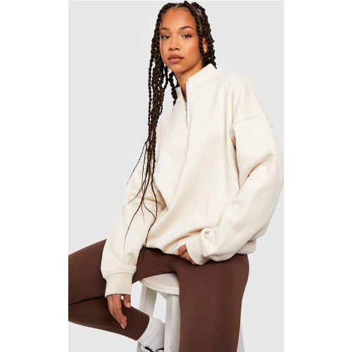 Tall" - Sweat Basique À Col Zippé - S - boohoo - Modalova
