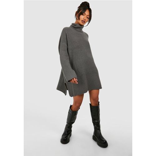 Robe Pull Tunique À Col Roulé - Xs - boohoo - Modalova