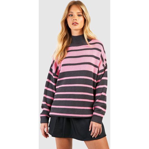 Pull Oversize À Col Montant - M - boohoo - Modalova