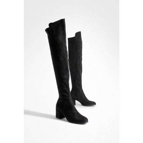 Cuissardes Extensibles À Petit Talon Carré - 36 - boohoo - Modalova
