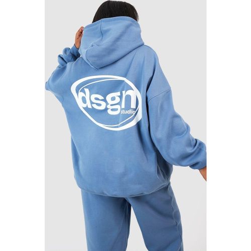 Grande Taille - Sweat À Capuche Oversize À Slogan - 44 - boohoo - Modalova