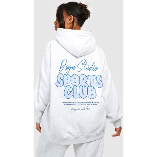 Grande Taille - Sweat À Capuche Oversize À Slogan - 44 - boohoo - Modalova