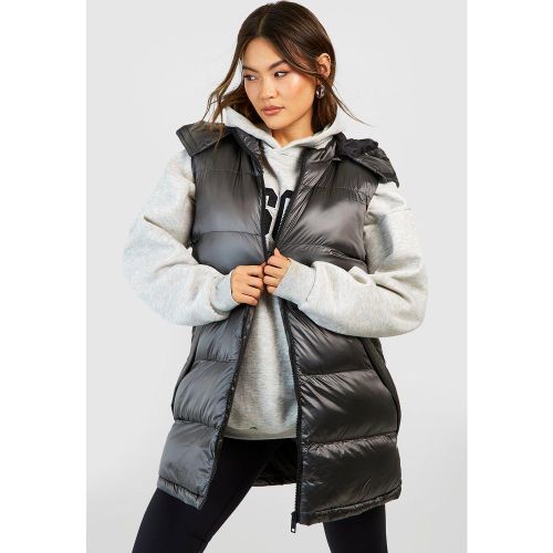Doudoune Longue Sans Manches - 38 - boohoo - Modalova