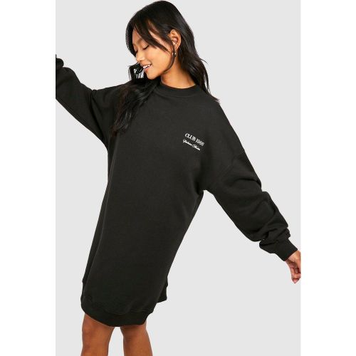 Robe En Sweat À Slogan Club 1988 - 40 - boohoo - Modalova