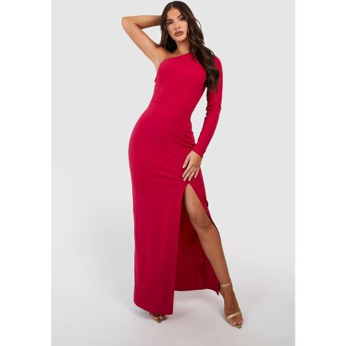 Robe Longue Fendue À Manche Unique - 46 - boohoo - Modalova