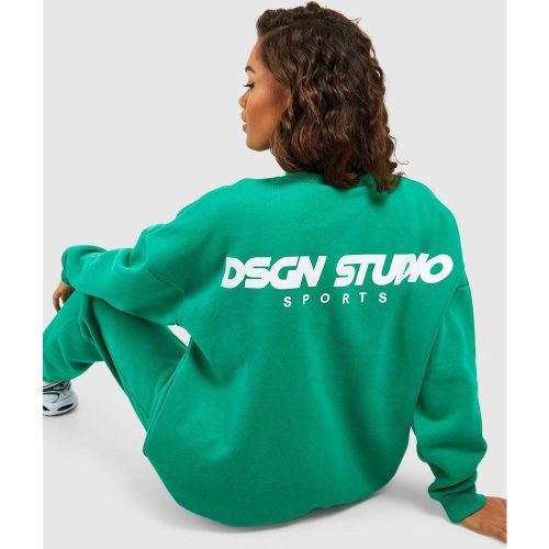Sweat Oversize À Slogan - S - boohoo - Modalova
