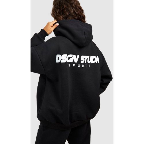Sweat À Capuche Oversize À Slogan - S - boohoo - Modalova