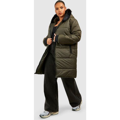 Grande Taille - Parka En Synthétique - 44 - boohoo - Modalova