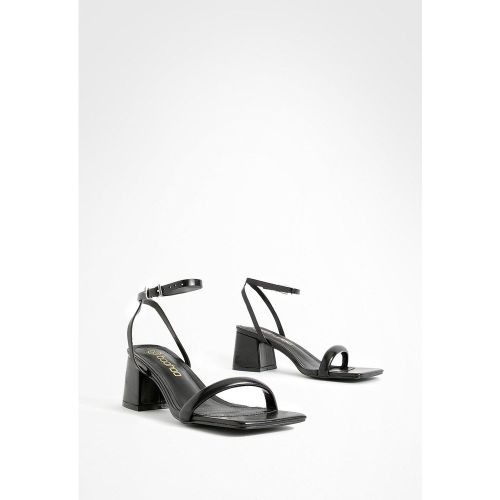 Chaussures À Bout Carré Et Talon Carré - 38 - boohoo - Modalova