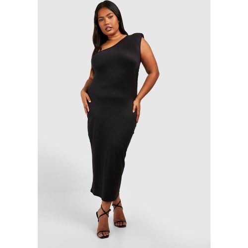 Grande Taille - Robe Mi-Longue Froncée À Épaulettes - 44 - boohoo - Modalova